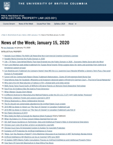 News of the Week; January 15, 2020