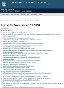 News of the Week; January 22, 2020