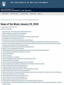 News of the Week; January 29, 2020