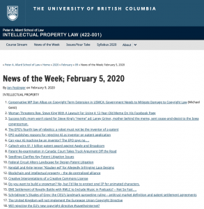 News of the Week; February 5, 2020