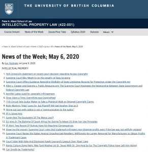 News of the Week; May 6, 2020
