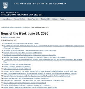 News of the Week; June 24, 2020