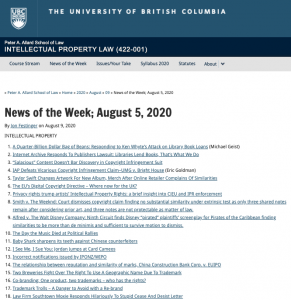 News of the Week; August 5, 2020