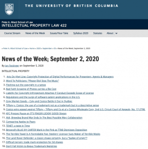 News of the Week; September 2, 2020