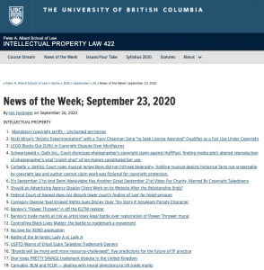 News of the Week; September 23, 2020