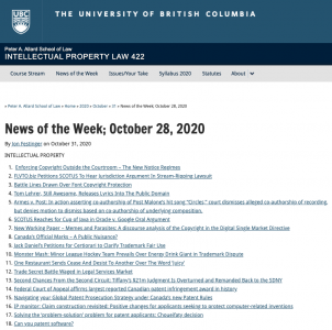 News of the Week; October 28, 2020