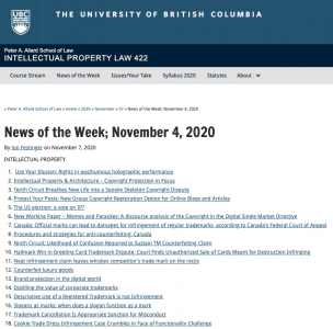 News of the Week; November 4, 2020