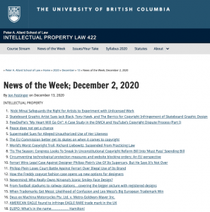 News of the Week; December 2, 2020