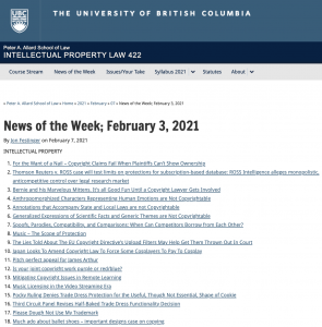 News of the Week; February 3, 2021