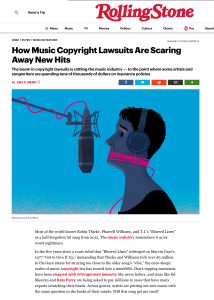 How Music Copyright Lawsuits Are Scaring Away New Hits