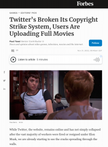 Twitter’s Broken Copyright Strike System