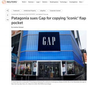 Patagonia Sues Gap