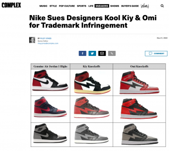 Nike Sues Designers Kool Kiy & Omi for Trademark Infringement