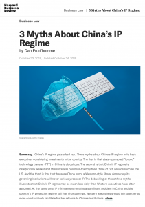 The State of IP in China