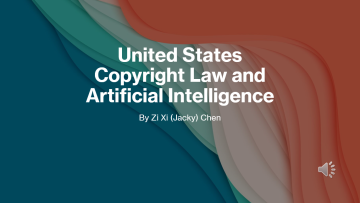United States Copyright Law and Artificial Intelligence