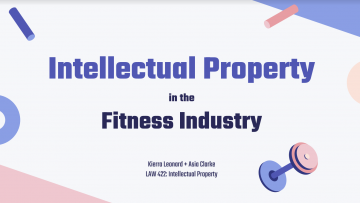 Intellectual Property in the Fitness Industry